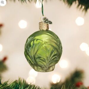 NWT Old World Christmas Brussel Sprout Ornament